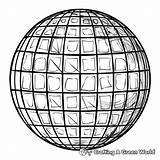 Disco Ball Coloring Pages  Free & Printable sketch template