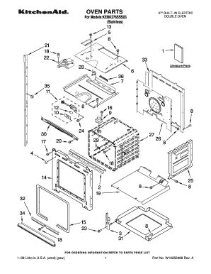 Fillable Online OVEN PARTS Fax Email Print - pdfFiller