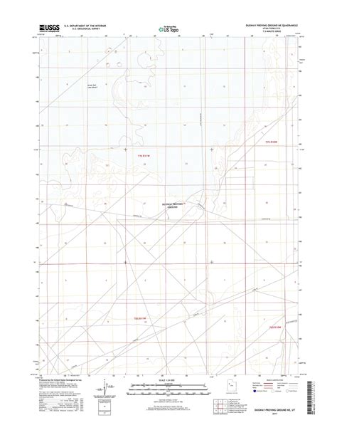 MyTopo Dugway Proving Ground NE, Utah USGS Quad Topo Map