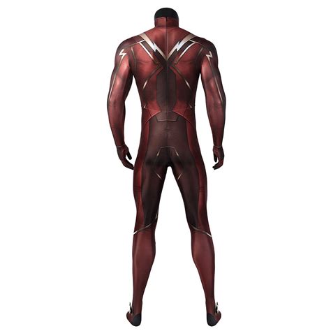 The Flash Cosplay Costume Jumpsuit Outfits Halloween Carnival Suit