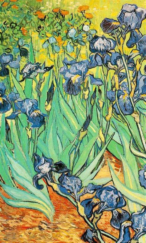 Painting Of Vincent Van Gogh Irises Wallpapers And Images ... Desktop Background