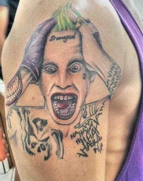 Joker Damaged Tattoo Transparent - Wiki Tattoo