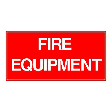 Fire Equipment Sign | Buy Online Today | Sign Here Signs