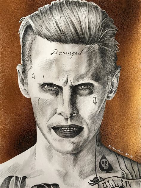 Jared Leto suicide squad Joker art by billyboyuk on DeviantArt