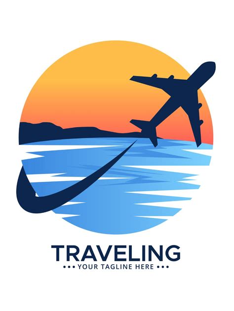 Easily customize this pre-made Travel Logo Online with a refreshing Plane Flying logo image ...