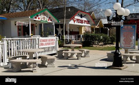 shops and stores in Old Town Spring Texas Stock Photo - Alamy