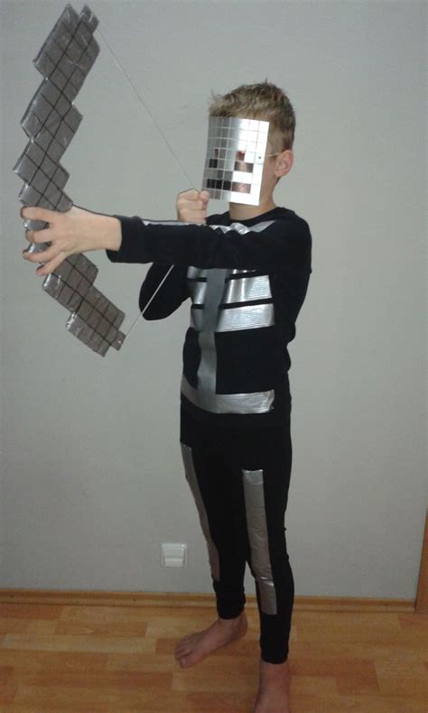 Spooky Fun: DIY Minecraft Skeleton Costume