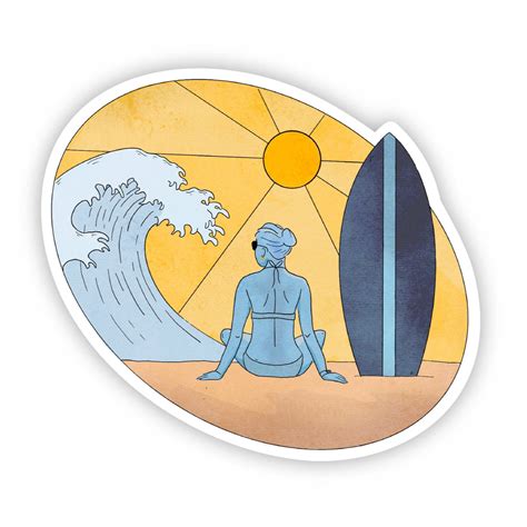 Surfing Sticker – sbnature Store