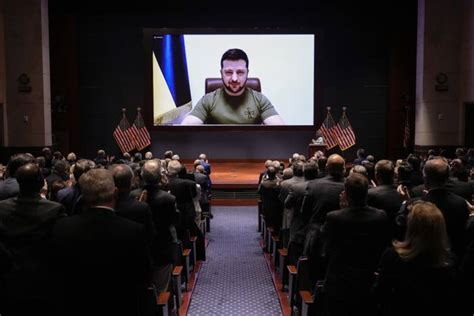 Ukraine's Zelensky Urged The Congress To “Do More”