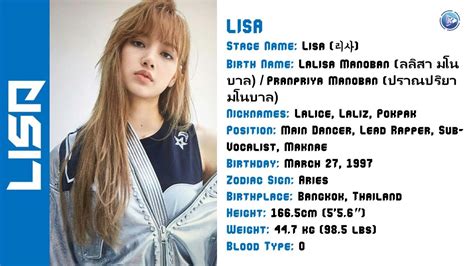 Lisa From Blackpink Real Name - IMAGESEE