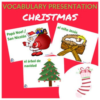 Christmas Spanish Vocabulary Presentation by Speaking Latino | TpT