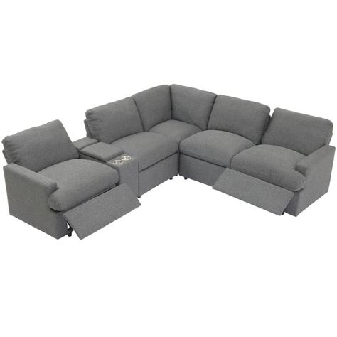 104'' Power Recliner Reclining Sectional Sofa with Storage Box, Cup ...