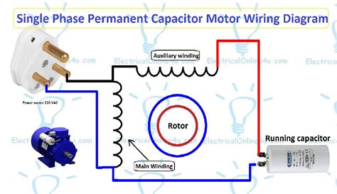 Permanent Split Capacitor Motor Wiring Diagram