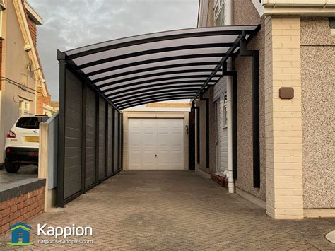 Carport Canopy with WPC infills installed in Bristol | Kappion Carports ...