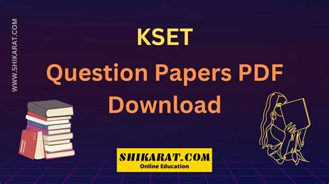 250+ KSET Question Papers PDF Download 2024