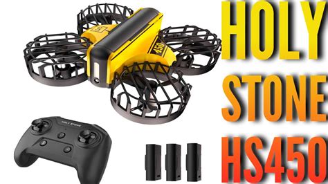 Holy Stone HS450 Mini Drone Setup Flight and Review - YouTube