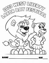 West Liberty Lions Club Coloring Contest  WEST LIBERTY LIONS CLUB sketch template