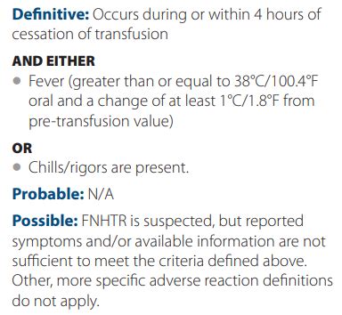 What is a febrile nonhemolytic transfusion reaction (FNHTR)? • The Blood Project