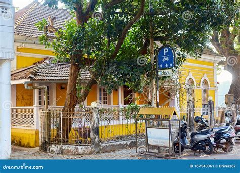 Panaji, Goa, India - December 15, 2019: Streets of the State Capital of ...