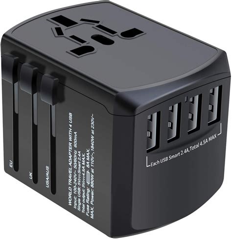 USB Charger Brick, 2Pack Multi 3-Port Travel USB Wall Charger 3.1A USB ...