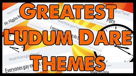 Greatest Ludum Dare Themes of All Time - YouTube