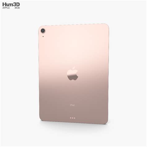 Apple iPad Air 2020 Rose Gold 3D model - Electronics on Hum3D