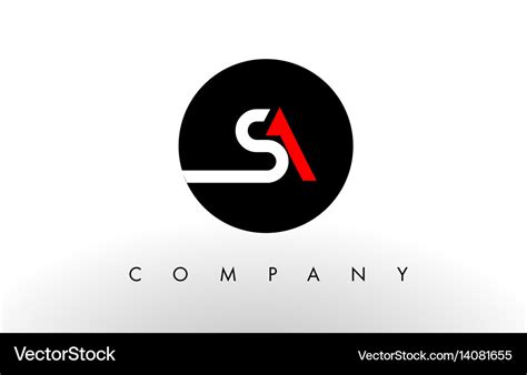 Sa logo letter design Royalty Free Vector Image