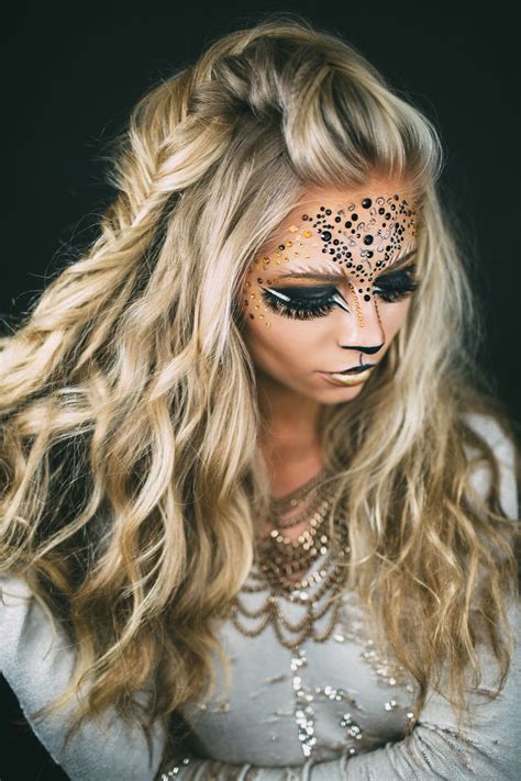 Lioness More Lion Halloween, Halloween Looks, Halloween Face Makeup ...