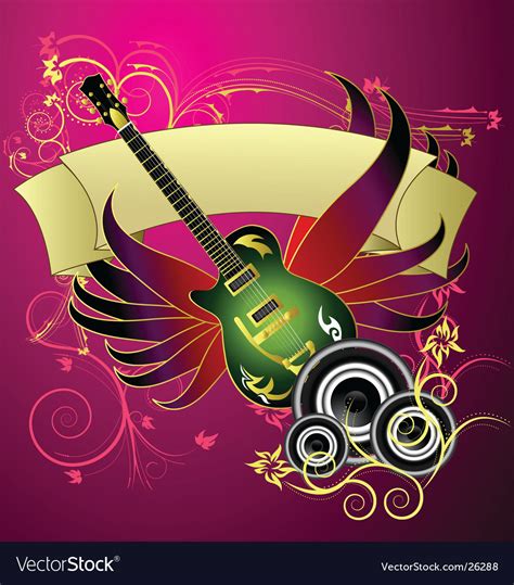 Music banner design Royalty Free Vector Image - VectorStock