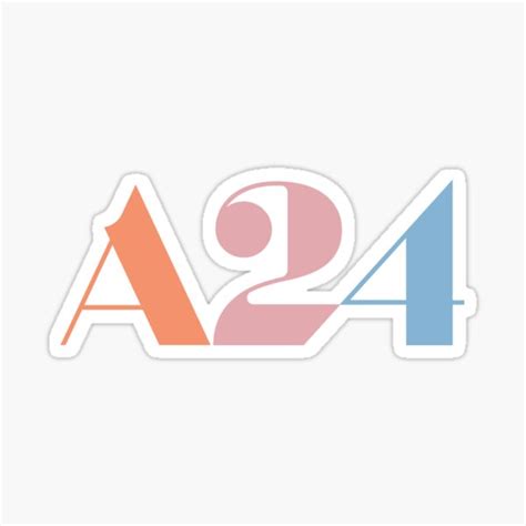 "A24 Logo" Sticker for Sale by generallketchup | Redbubble