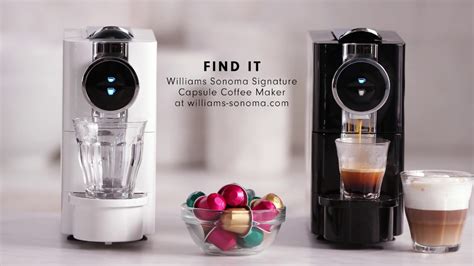 Williams Sonoma Signature Coffee Machine - YouTube