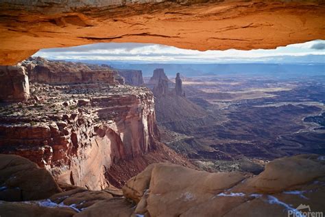 Mesa Arch Winter Sunrise by Tom Fritz Wall Art