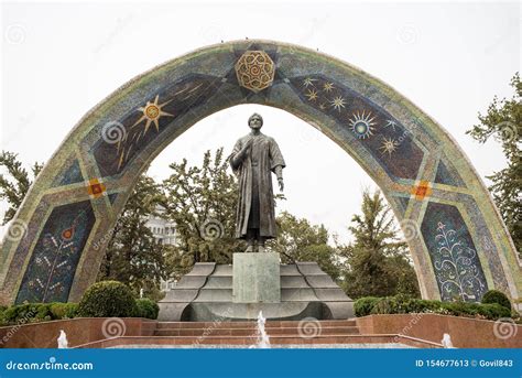 Statue of the Famous Persian Poet Rudaki in Rudaki Park Stock Image - Image of elegance, history ...