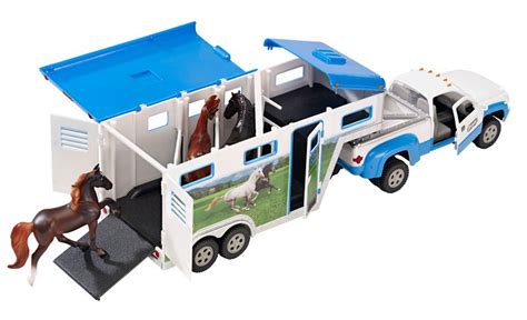 Truck & Gooseneck Horse Trailer - Toy Sense