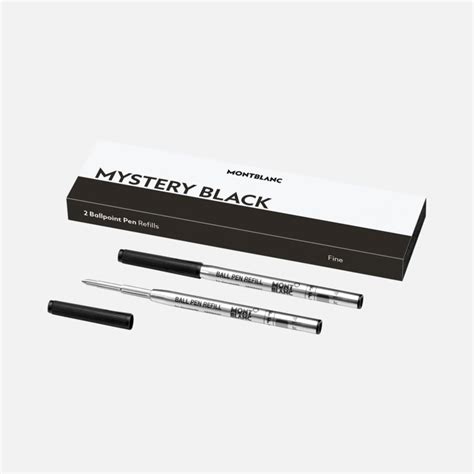 2 Ballpoint Pen Refill Fine, Mystery Black - Luxury Ballpoint pen refills – Montblanc® US