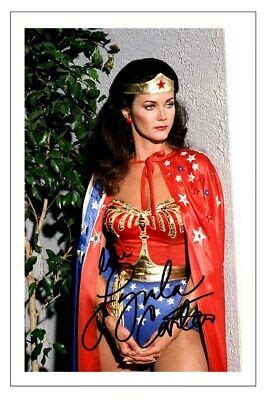 LYNDA CARTER SIGNED PHOTO PRINT AUTOGRAPH WONDER WOMAN | eBay