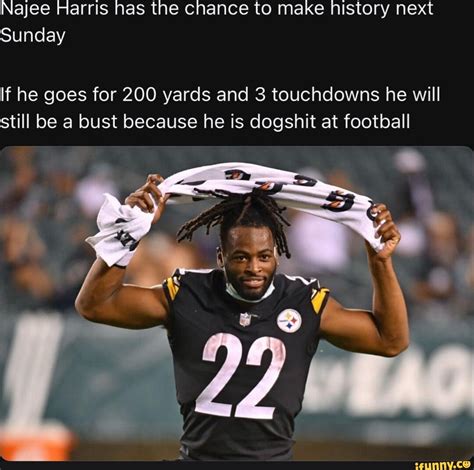 Najee Harris has the chance to make history next Sunday If he goes for 200 yards and 3 ...