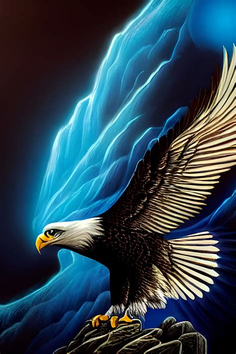 Majestic Blue Eagle" "Soulful Blue Eagle Portrait in 2023 | Eagle ...