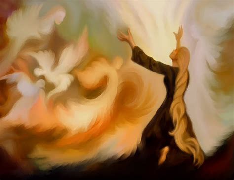 IS DECEMBER IS THE END OF THE WORLD...: Painting Of Woman Praising God