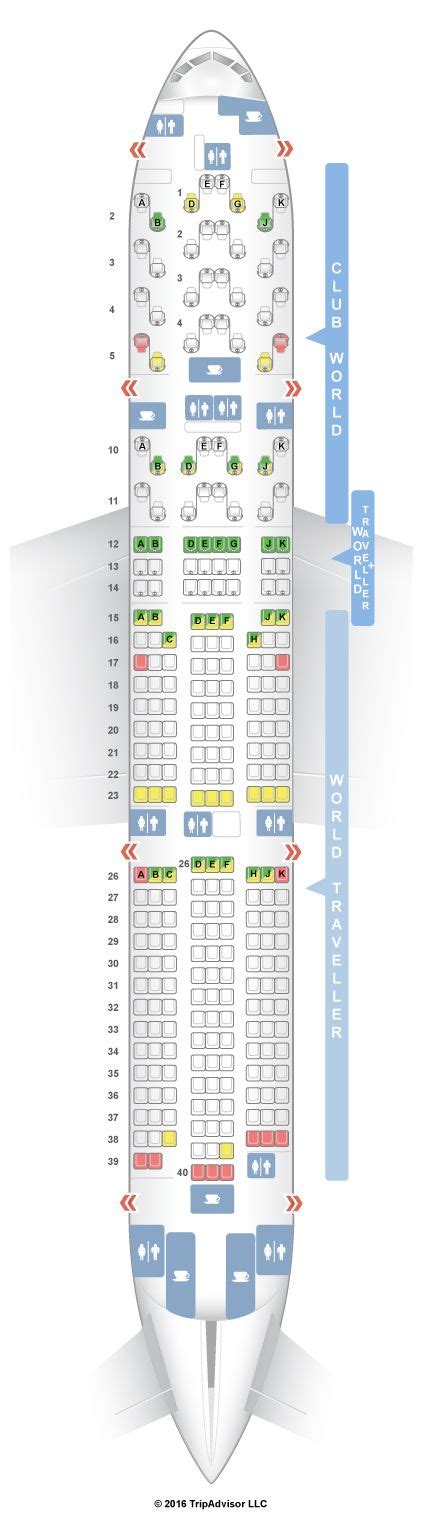 Boeing 777 Seating Plan British Airways : Seatguru Seat Map British ...