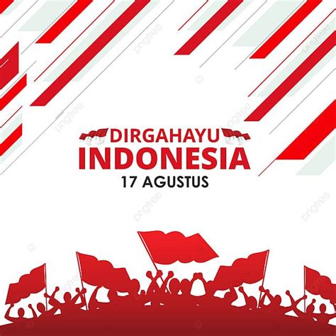 Indonesia Independent Day Vector Hd PNG Images, Happy Indonesia Independence Day Red Vector ...