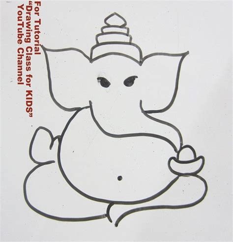 Ganesh Drawing For Kids