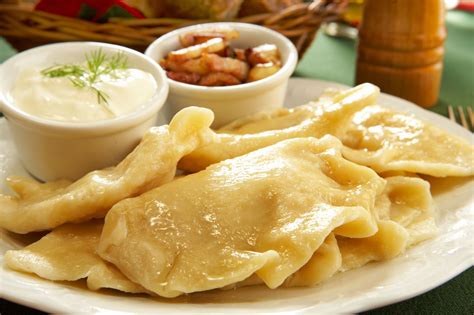 This recipe for potato-cheese pierogi or pierogi ruskie is from chef ...