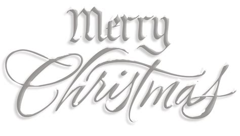 Christmas Writing Letter Clip art - Merry Christmas Transparent Text ...