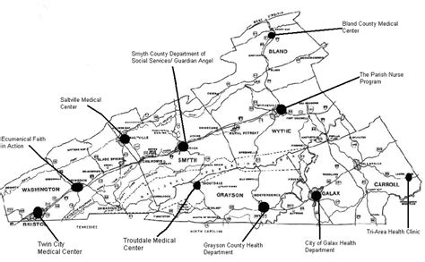 MAP - Southwest Virginia Community Health Systems