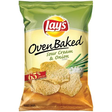 Baked! Lays Oven Baked Sour Cream & Onion Potato Crisps from Publix ...