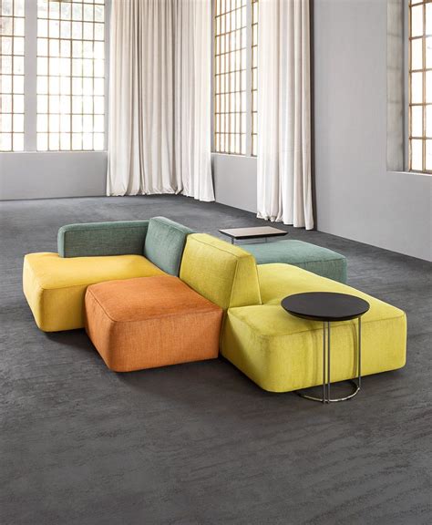 Modular Angular Bifacial Group Medium Sofa by Il Loft in Modular Sofas ...