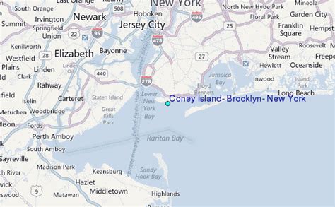 Coney Island New York Map – Map Vector