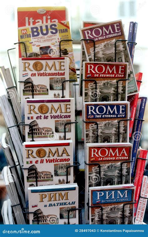 Tourist guides of Rome editorial stock photo. Image of view - 28497043