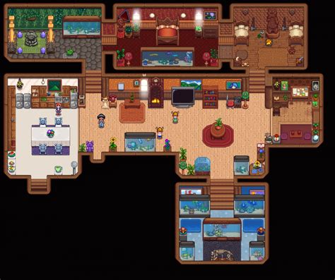 Interior - My current house design | Stardew Valley Forums